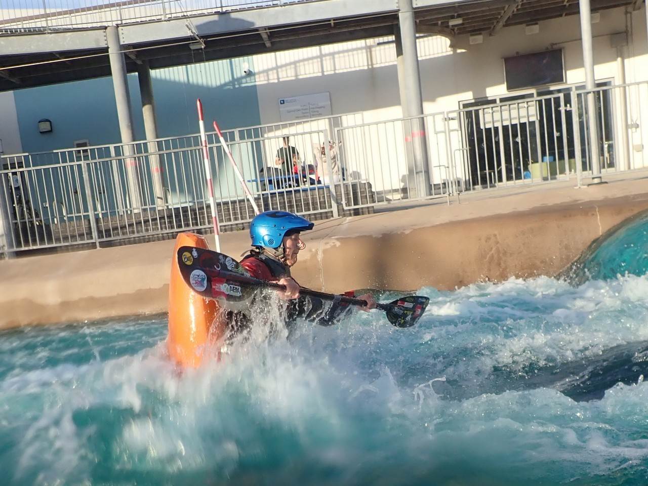 A picture containing water, outdoor, water sport, swimming
Description automatically generated